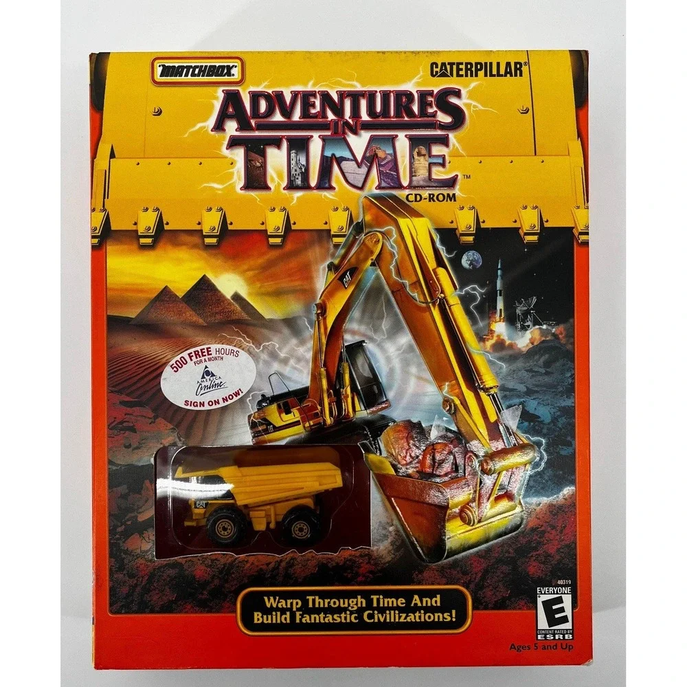 Matchbox Caterpillar:‎ Adventures in Time (PC, Big Box 2000)-New Sealed-